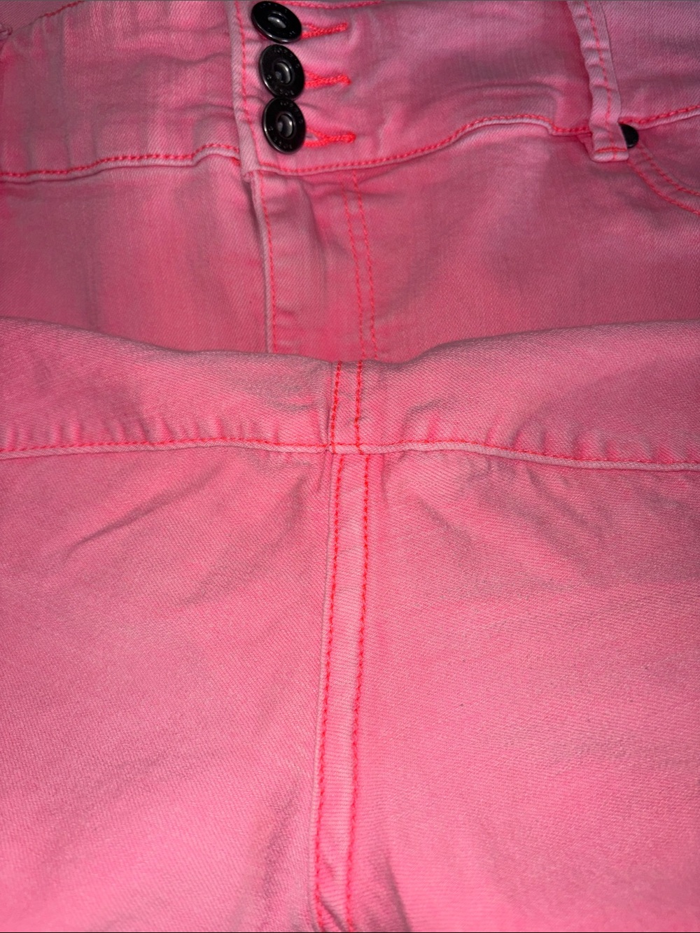 Torrid High Rise Stretch Denim Jeggings 22R Neon Pink Wash - Picture 6 of 7